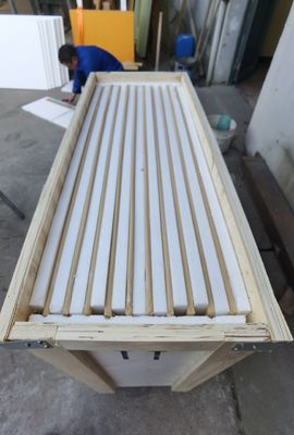 Transmittance 90% Radiation Shielding Glass Medical Equipment Parts Reflection 1%