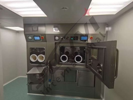 AI Controlled Nuclear Radiation Hot Cell With Integrated UV-Ozone Decontamination System