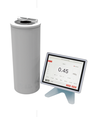 Handheld surface contamination meter featuring approximately 100 hours battery life suitable for environmental monitoring and control