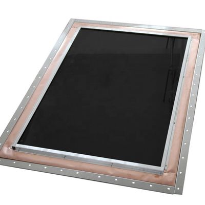 Maximum 100 DB Shielding Efficiency RF Shielded Windows Built With Tempered Glass & Custom Shape Options Perfect for High-Sensitivity Working Zones