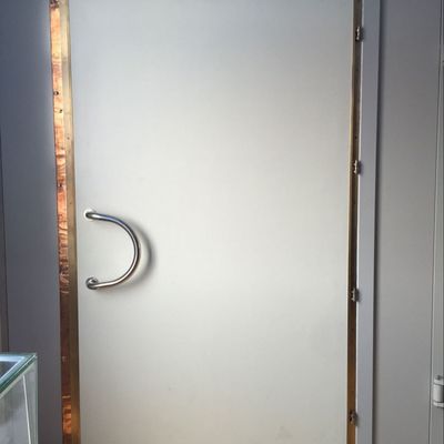100dB 보호 효과 RF 보호 문 나무 프레임 및 MRI 방을위한 사용자 지정 색상 옵션