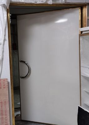 최대 100 dB 보호 효율을 가진 RF 보호 문 EMC 시험실 및 기밀 데이터 시설에 적합한 단일 또는 이중 잎