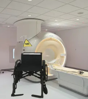 Mri Ct Dr 실에서 의학 접이식 휠체어