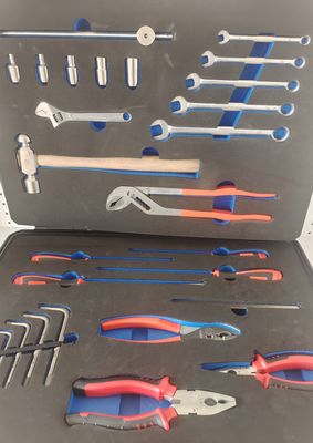 Ergonomic Rubber Handgrip Nonmagnetic Tool Set Custom Laser Mark 25×15×5cm for Magnetism-Sensitive Working Zones