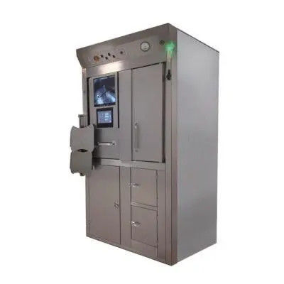 Silver Gray AI Hot Cell For Nuclear Protection