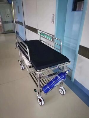 비자성 알루미늄 합금, 200 Kg 무게 용량 및 MRI실용 방수 표면을 갖춘 비자성 들것