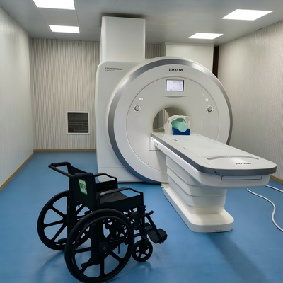 45cm 등바닥 높이 접고 이동 할 수 있는 비 자석 휠체어 3.0T MRI 룸에 적합 교통 효율성과 안전을 향상시킵니다