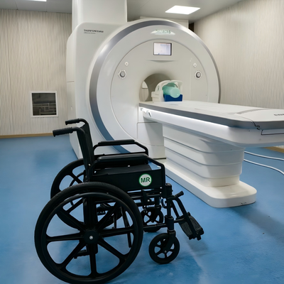 460mm 좌석 크기와 MRI 안전한 병원용 디자인으로 접힌 비 자석 휠체어