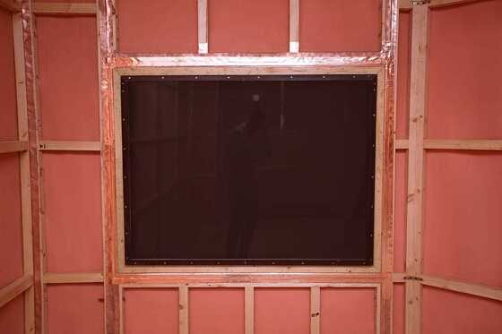MRI RF Shielding Window 1200×900mm for MRI Rooms, 10-130MHz ≥100dB