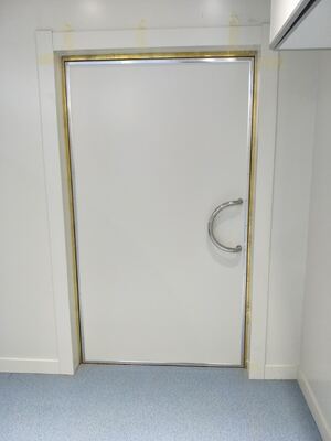 Fire Rating Up To 90 Minutes RF Shielded Door with 100 DB Shielding Effectiveness and Custom Architectural Finishes