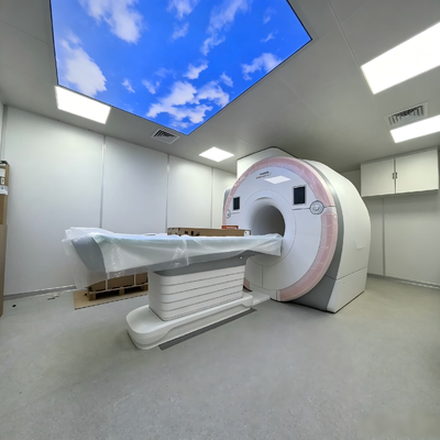 퇴색 저항성 MRI 파라데이 케이지, 100dB 약화 및 우수한 EMI 차단을 위한 사각형 철 모양