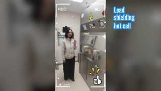 납 등가 차폐 기능이 있는 I-131 핫 셀